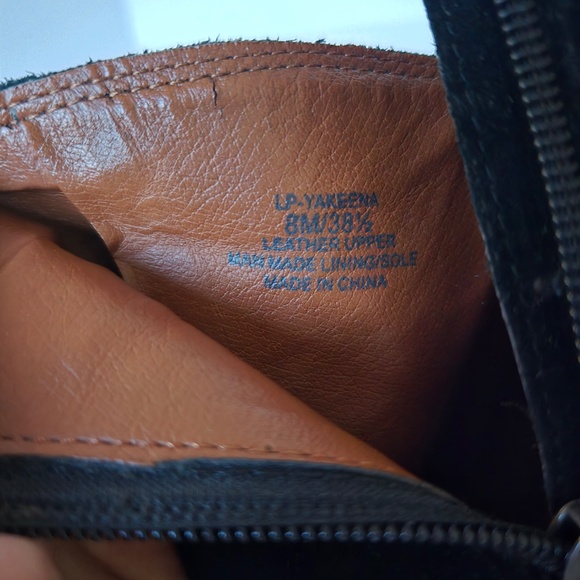 Lucky Brand Yakeena Black Suede Ankle Wedge Bootie - Picture 13 of 14